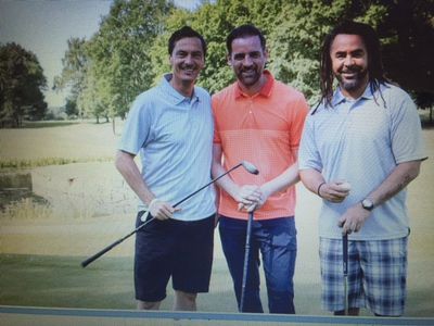 Golfen für den guten Zweck v.l.n.r Sebastian Hellmann, Christoph Metzelder