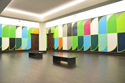 Sarah Morris Jardim Botanico neue ausstellung in der kunsthalle bremen