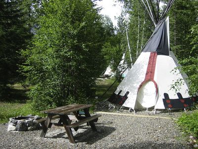 Reisen Kanada Camping Tipi