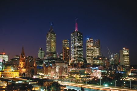 Essen und Trinken Kulinarik in Melbourne Skyline