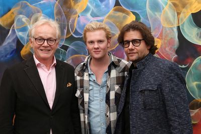 Galerierundgang der Familienunternehmer mit Dr. Georg Rotthege, Leon Löwentraut und Dirk Geuer