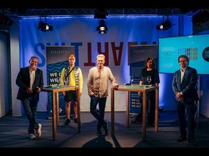 Wolfram Kons, Kennet Lekko, Leon Loewentraut, Menja Stevenson und Dirk Geuer Wolfram Kons, Kennet Lekko, Leon Loewentraut, Menja Stevenson und Dirk Geuer