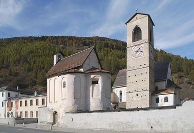 Benediktinerinnen-Kloster St. Johann, (gegründet vor 800,) Müstair, Kanton Graubünden, Schweiz