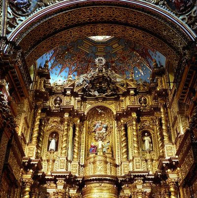 Reisen Quito Altar Kirche La Compania