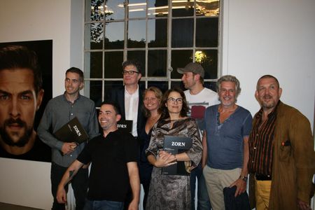 Gruppenbild mit Frank Schaetzing, Barbara Auer, Axl Klein, Roger Willemsen und Dietmar Baer.