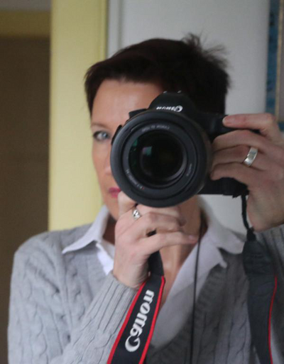 Die Künstlerin Eva Horstick-Schmitt ist immer an der vordersten Front