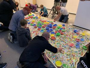 Eva Maria Horstick war wahrlich erschrocken, was machen Plastikgabeln im Dortmunder U Eva Maria Horstick war wahrlich erschrocken, was machen Plastikgabeln im Dortmunder U