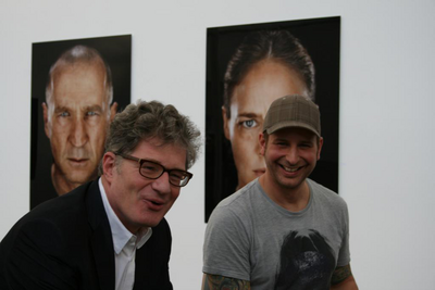 Roger Willemsen mit Axl Klein