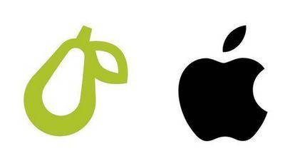 Fall Obst Apple verklagt App-Betreiber mit Birnen-Logo