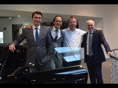 Praesident Markus Kunkel, Schatzmeister Dr. Markus Schink, Vizepraesident Torsten Kottlarz, Geschaeftsfuehrer des PZ Duesseldorf Edgar Luehr
