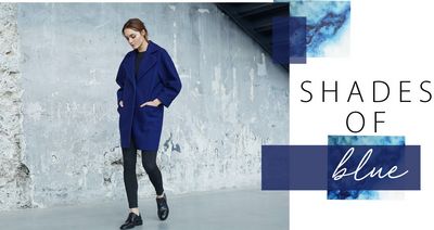 Styles in klassischen Blautoenen von LangerChen für den Herbst und Winter