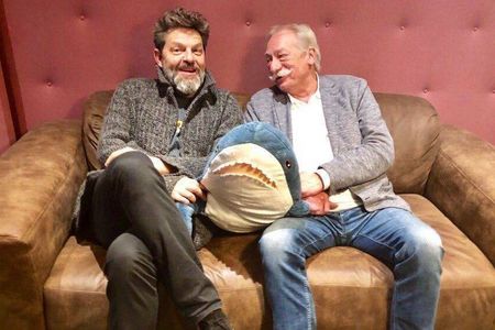 Kai Blasberg und Thomas Koch - hier ausnahmsweise nicht mit Hund