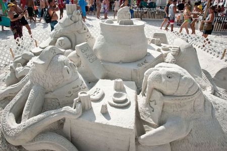 Essen und Trinken Lobster Festival Sandskulptur