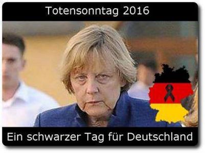 Bundeskanzlerin Angela Merkel werden wir niemals los