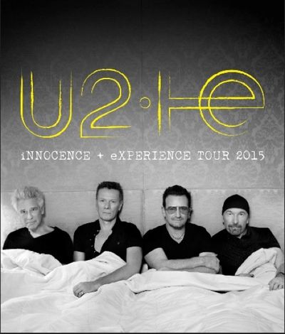 U2 gehen auf Tour und geben Konzerte