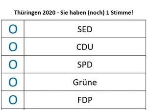 Mit Demokratie haben Wahlen in Deutschland nichts mehr zu tun Mit Demokratie haben Wahlen in Deutschland nichts mehr zu tun