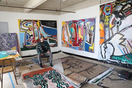 Danny Minnick in seinem Atelier