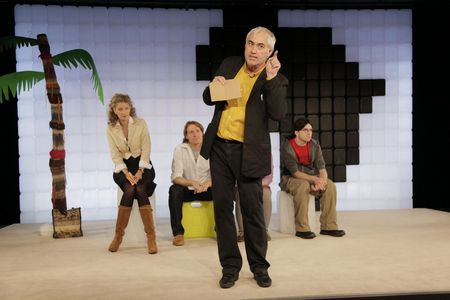 theater  in Münster: BENEFIZ. JEDER RETTET EINEN AFRIKANER von Ingrid Lausund am 19.3.2013