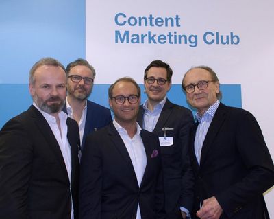 Marketingexperten diskutieren das Thema Content-Marketing in Duesseldorf