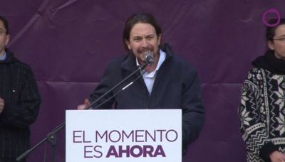 Der Chef von Podemos, Pablo Iglesias Turrión