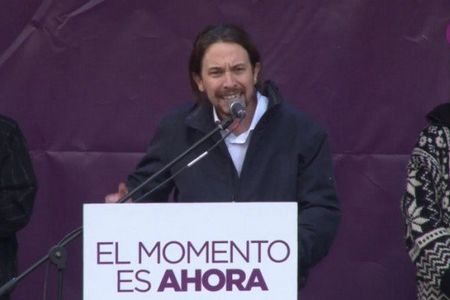 Der Chef von Podemos, Pablo Iglesias Turrión