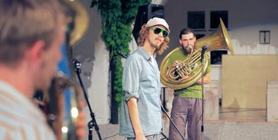 Film Kofelgeschroa auf der Buehne
