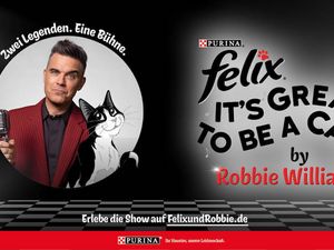 Zunächst überraschend, doch als Tochter von Nestlé kann sich Purina Testimonials wie Robbie Williams leisten Zunächst überraschend, doch als Tochter von Nestlé kann sich Purina Testimonials wie Robbie Williams leisten