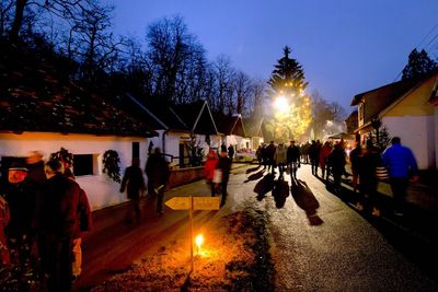 Kellergasse in Hadres Weinviertel