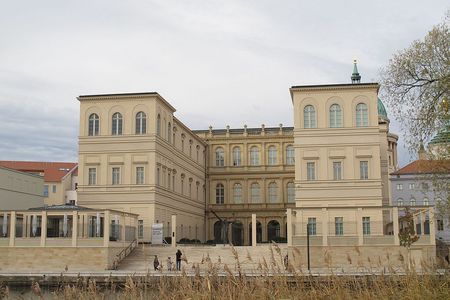 Museum Barberini Blick von der Freundschaftsinsel aus
