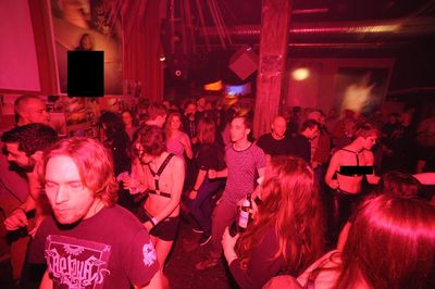 Die Party Gaeste waren begeistert von der Show