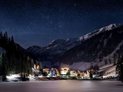 Zauchensee bei Nacht Romantik unterm Sternehimmel