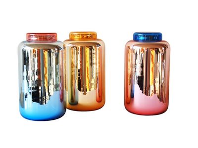 Die mundgeblasenen Container Vase von Pulpo