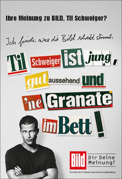 Bildzeitung Werbung Til Schweiger