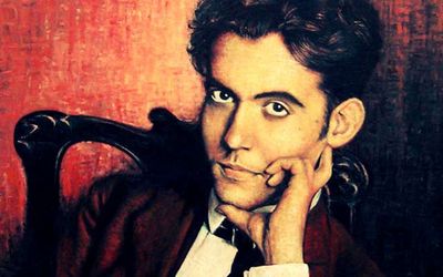 Der Dichter und Dramaturg Federico García Lorca im Jahr 1919 im spanischen Granada