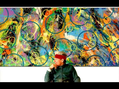 Horst Glaesker im Atelier