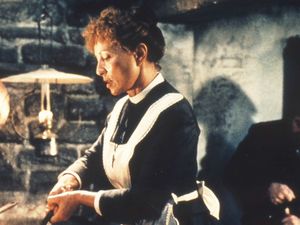 Stéphane Audran spielte als Babette Hersant in dem Film "Babettes Fest" die Hauptrolle, der 1988 den Oscar als Bester fremdsprachiger Film bekam Stéphane Audran spielte als Babette Hersant in dem Film "Babettes Fest" die Hauptrolle, der 1988 den Oscar als Bester fremdsprachiger Film bekam