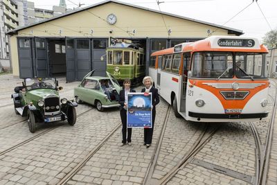 Oldtimer bei der Blauen Nacht, Nürnberg