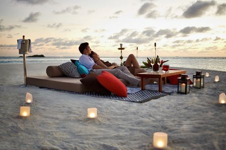 Reisen Malediven Beach Dinner