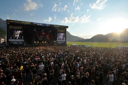 Open-Air-Feeling beim Greenfield Festival in der Schweiz