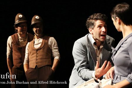 Landestheater Linz: Die 39 Stufen - Kriminalkomödie von John Buchan und Alfred Hitchcock bis zum 08.01.2013
