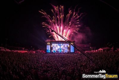Feuerwerk beim Musikfestival BigCityBeats