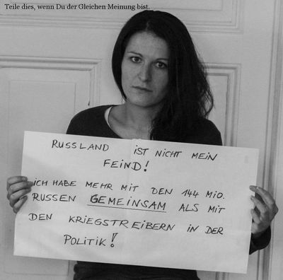 Kein Krieg mit Russland.