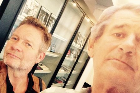 Unser Autor Soenke C Weiss machte ein Autoportraet mit Helmut Newton