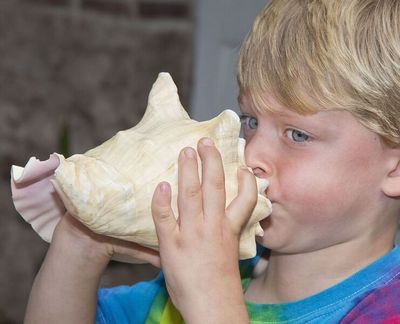 Conch Shell Blowing Contest Florida Keys