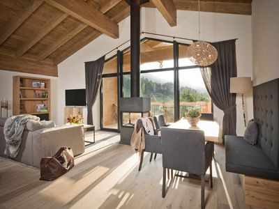 Wohnzimmer Suite Landleben Hotel Forsthofgut Leogang
