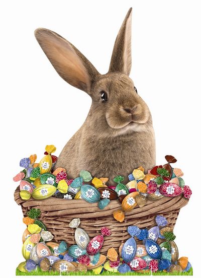 Essen und Trinken arko Hase im Korb