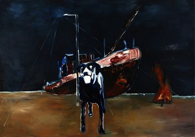 Die außergewoehnliche Farbdominanz wird hier eingesetzt um die Subjektivitaet des Kunstwerkes zu verschleiern