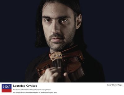Leonidas Kavakos erhielt als Stargeiger den Echo Klassik