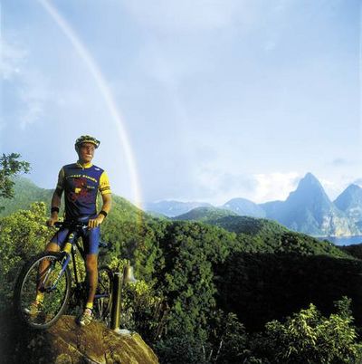 Reisen Karibik Radfahren St Lucia