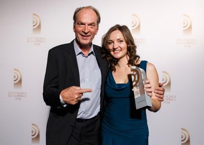 Herbert Knaup mit Diane Hielscher von FluxFM